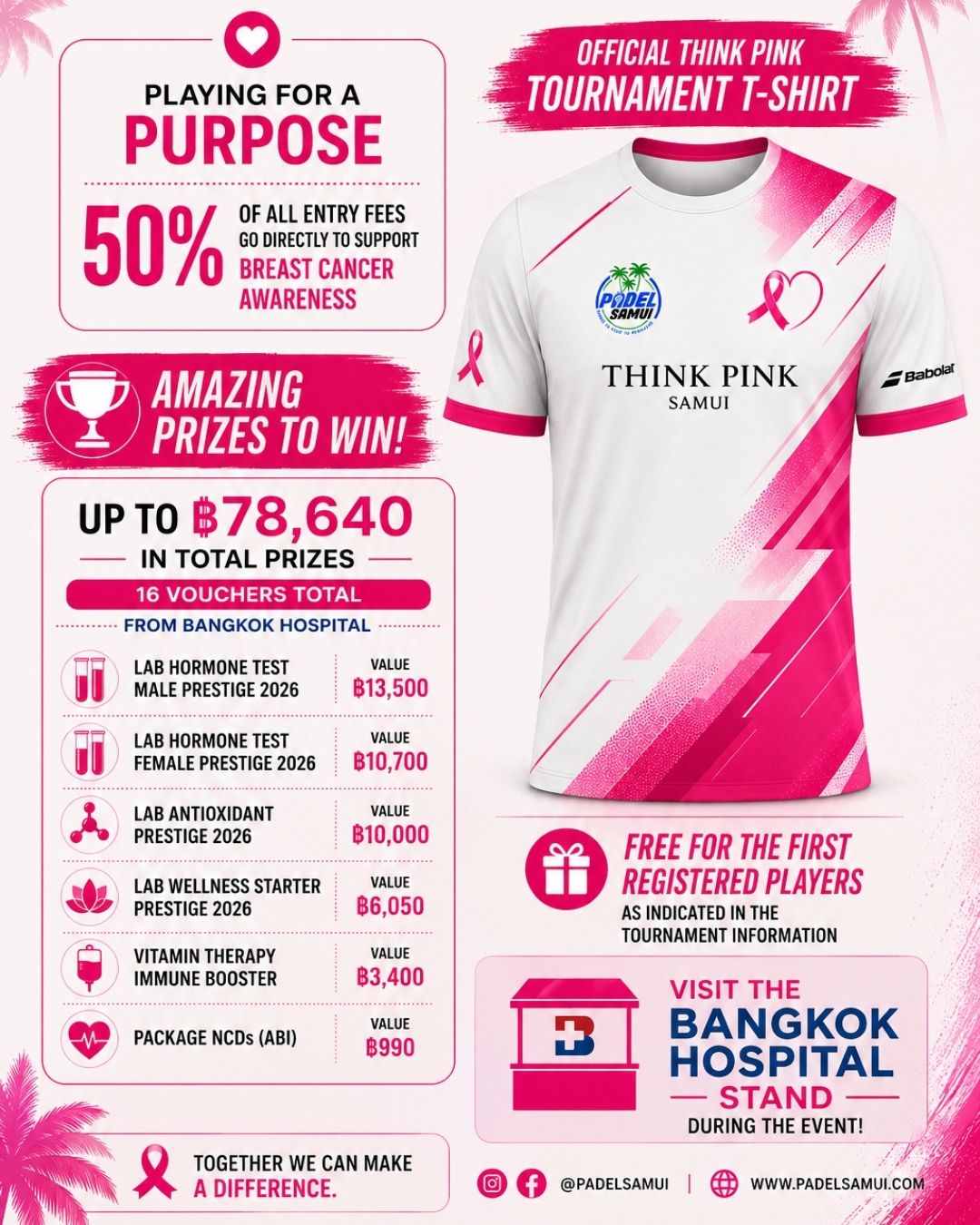 Think Pink Tournament 2026 Information