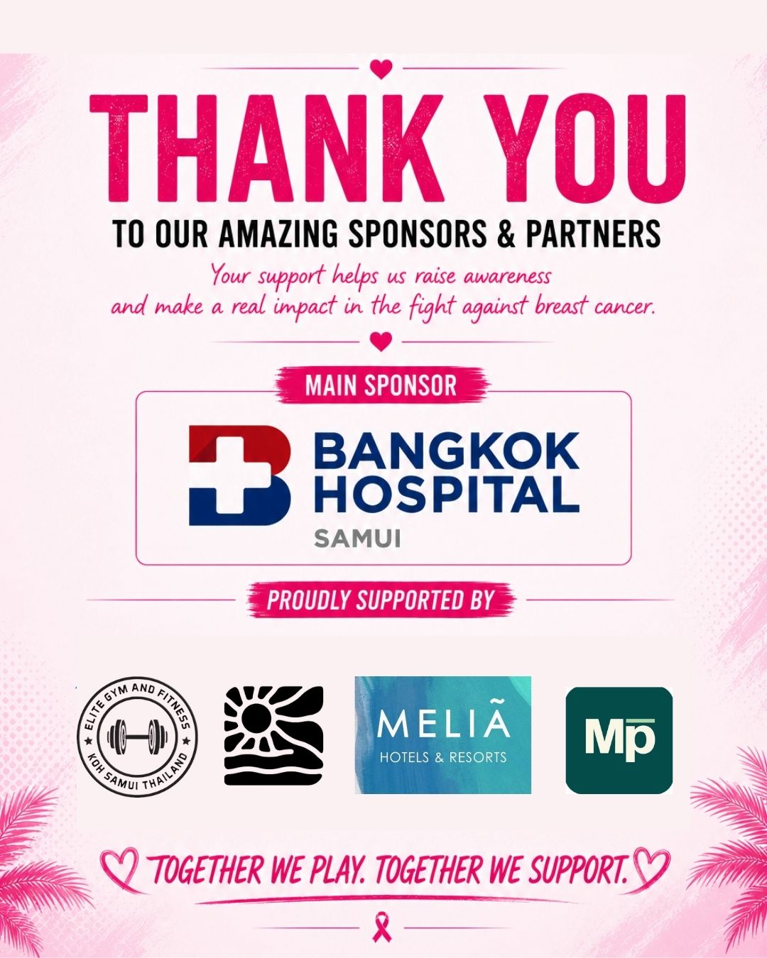 Think Pink Pickleball Tournament Categories